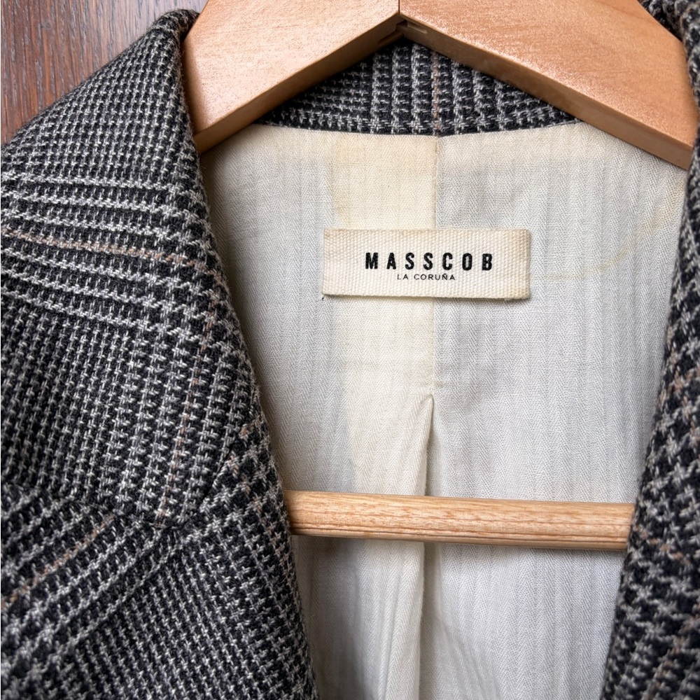 Masscob Women's Black and White Blazer